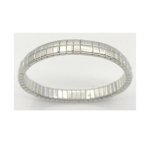 Sleek Stainless Steel DOLCE BIJOU Stretch Bracelet